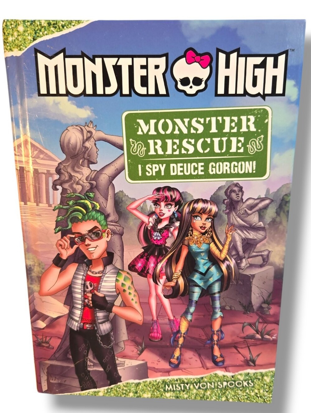 Monster High Monster Rescue I Spy Deuce Gorgon Hardcover 1st Edition Von Spooks